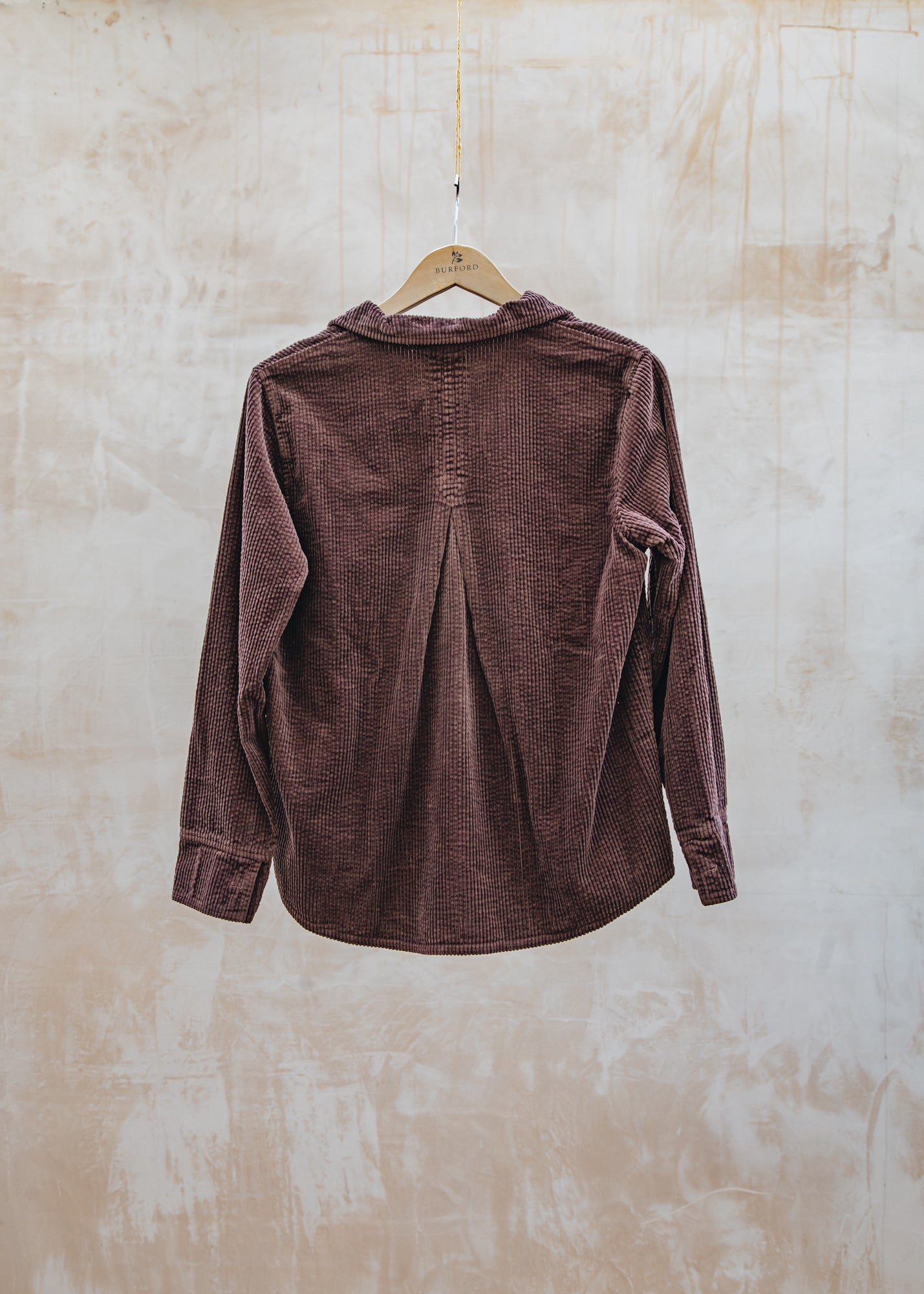 Cut Loose Lux Cord Crop Jacket in Cola