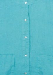 Cut Loose Cropped Three Quarter Sleeve Jacket in Riviera