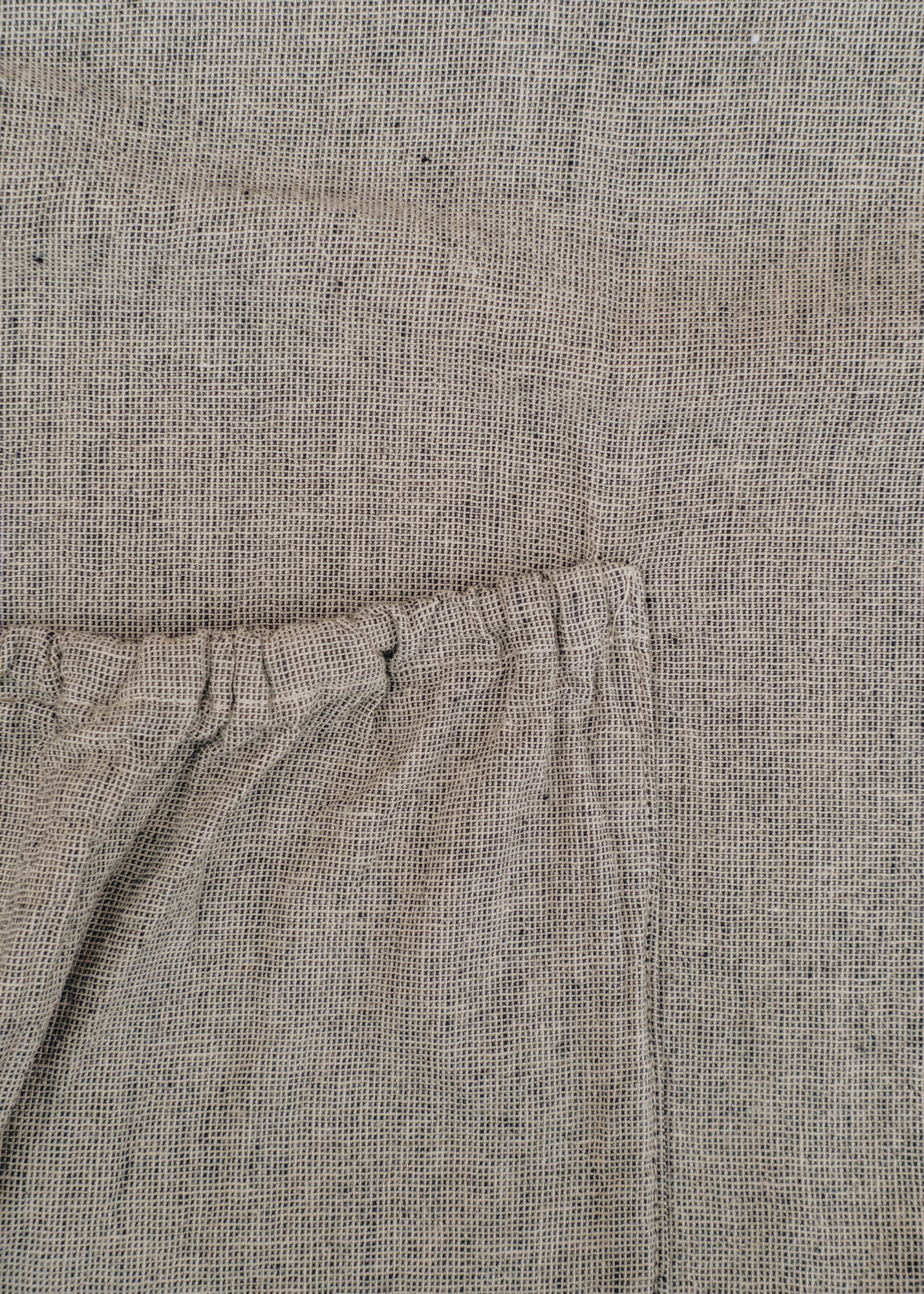 Cut Loose Crosshatch Dress with Pockets in Cashew