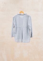 Cut Loose Easy Cropped Shirt in Laundered