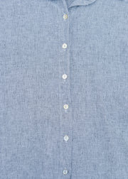 Cut Loose Easy Cropped Shirt in Laundered
