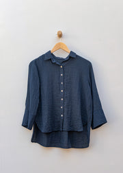 Fall Parachute Cropped Easy Shirt in Etan