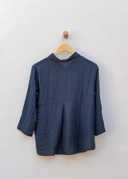 Cut Loose Fall Parachute Cropped Easy Shirt in Etan