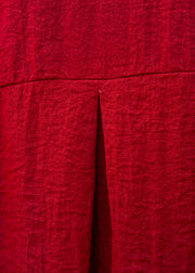 Cut Loose Fall Parachute Cropped Easy Shirt in Maraschino