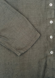 Cut Loose Hi-Low Cropped Shirt in Clay