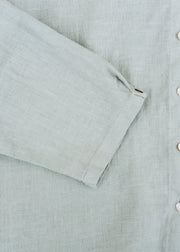 Cut Loose Hi-Low Cropped Shirt in Moonlight