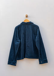 Cut Loose Lux Corduroy Cropped Jacket in Etan