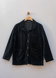 Barbour Lux Corduroy Long Blazer in Black