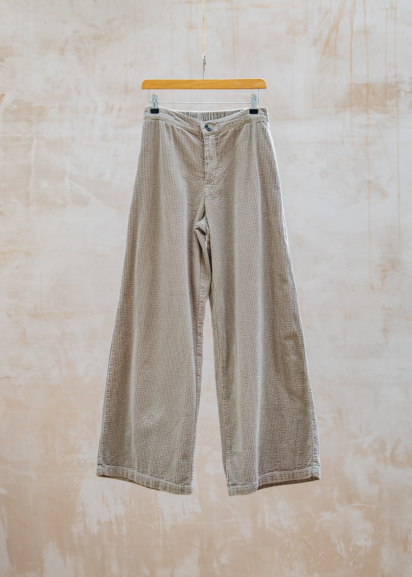 Cut Loose Lux Cord Wide Leg Zip Pant in Lentil