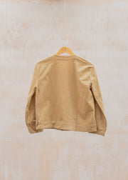 Cut Loose Mini Cord Barrel Sleeve Jacket in Bark