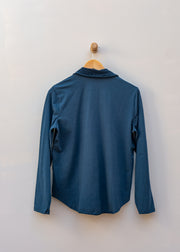 Cut Loose Mini Cord Collared Shirt in Etan