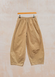 Mini Cord Lantern Trousers in Bark