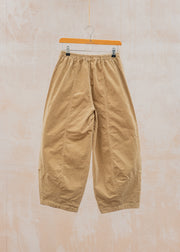 Cut Loose Mini Cord Lantern Trousers in Bark