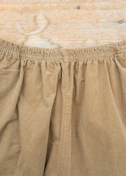 Cut Loose Mini Cord Lantern Trousers in Bark