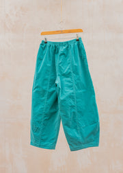 Cut Loose Mini Cord Lantern Trousers in Riviera