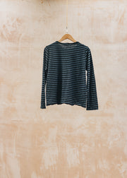 Cut Loose Oversized T-Shirt in Black Stripe and Etan