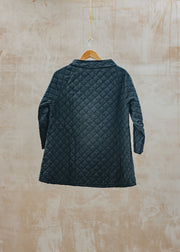 Cut Loose Quilted Parachute Raglan Pocket Top in Etan