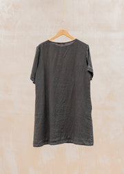 Cut Loose Relaxed Dress in Black
