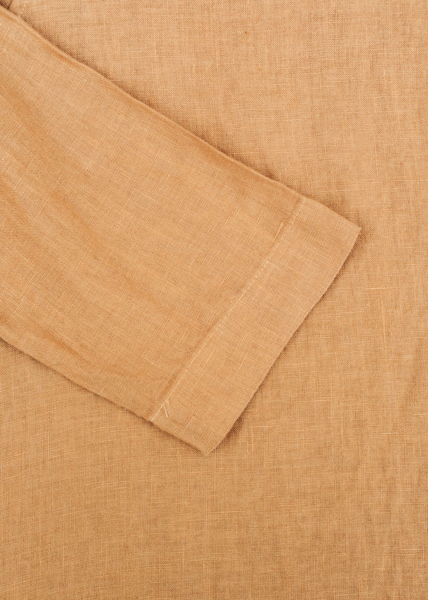 Cut Loose Solid Linen Raglan Dress in Manuka