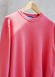 Kenny Ryder Drumohr Red Heavy Cotton Crewneck Knit/ S