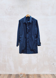 Dunhill Black Classic Raincoat - M