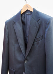 Dunhill Black Tough Wool Blazer - M