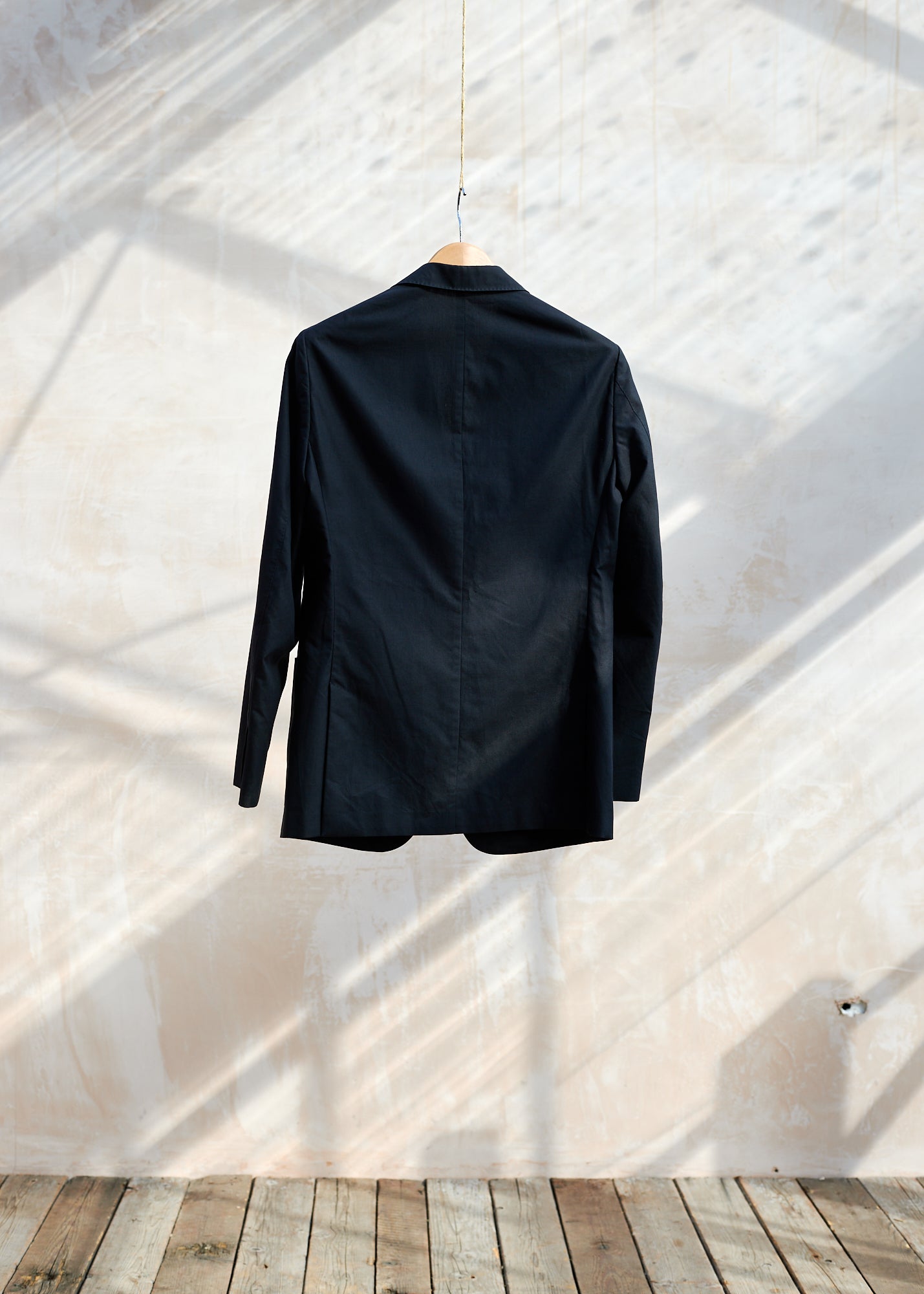 Dunhill Smart Unstructured Black Blazer - S