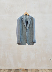 Dunhill Wool/Cashmere Herringbone Blazer - M