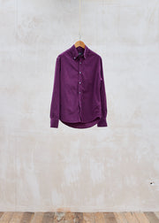 Dunhill Purple Fine Cotton Corduroy Buttondown Shirt - S