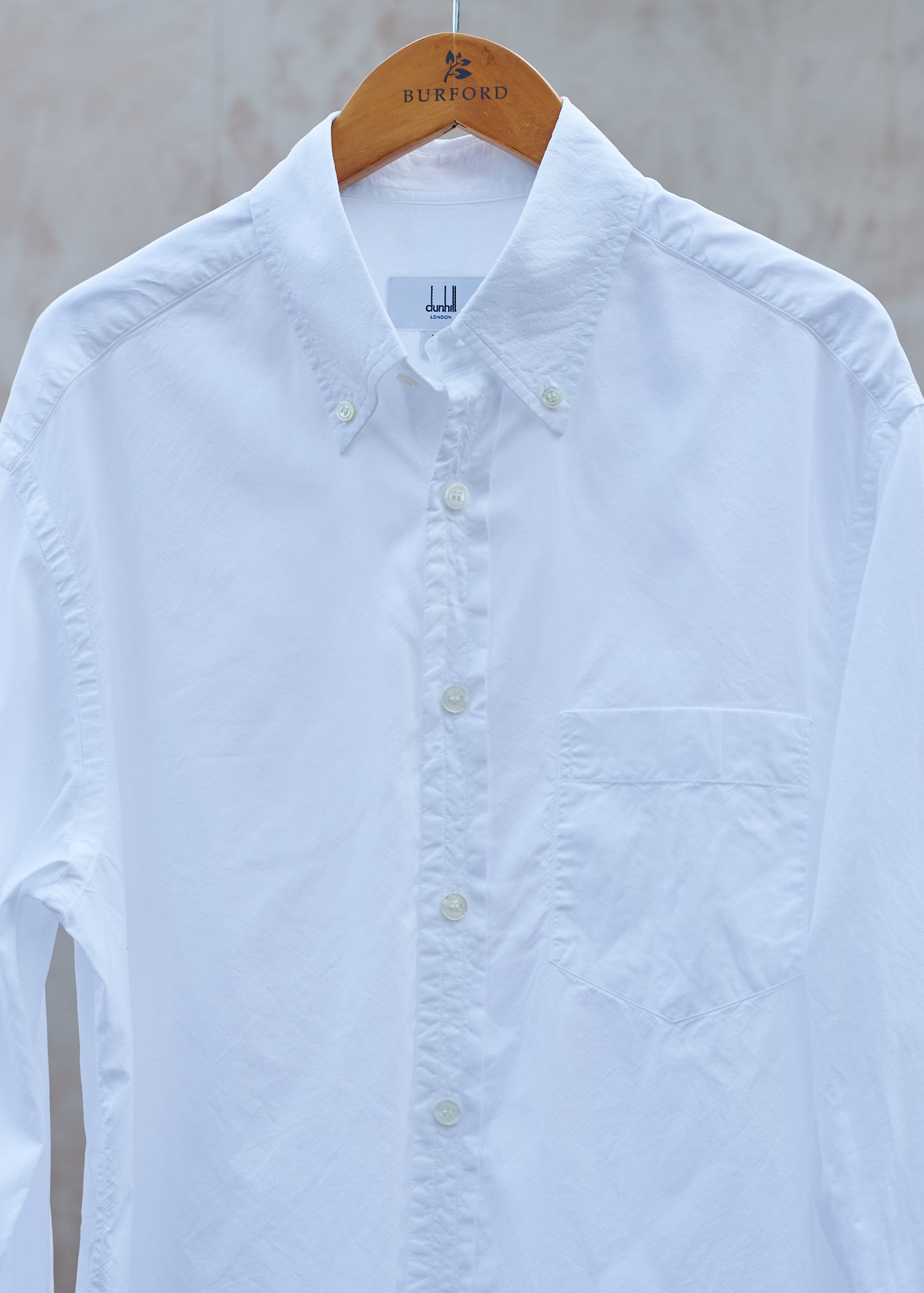 Kenny Ryder Dunhill White Lyocell Relaxed Shirt - M