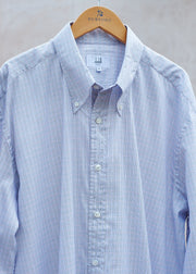 Kenny Ryder Dunhill NEW Fine Checked Cotton Buttondown Shirt - XL