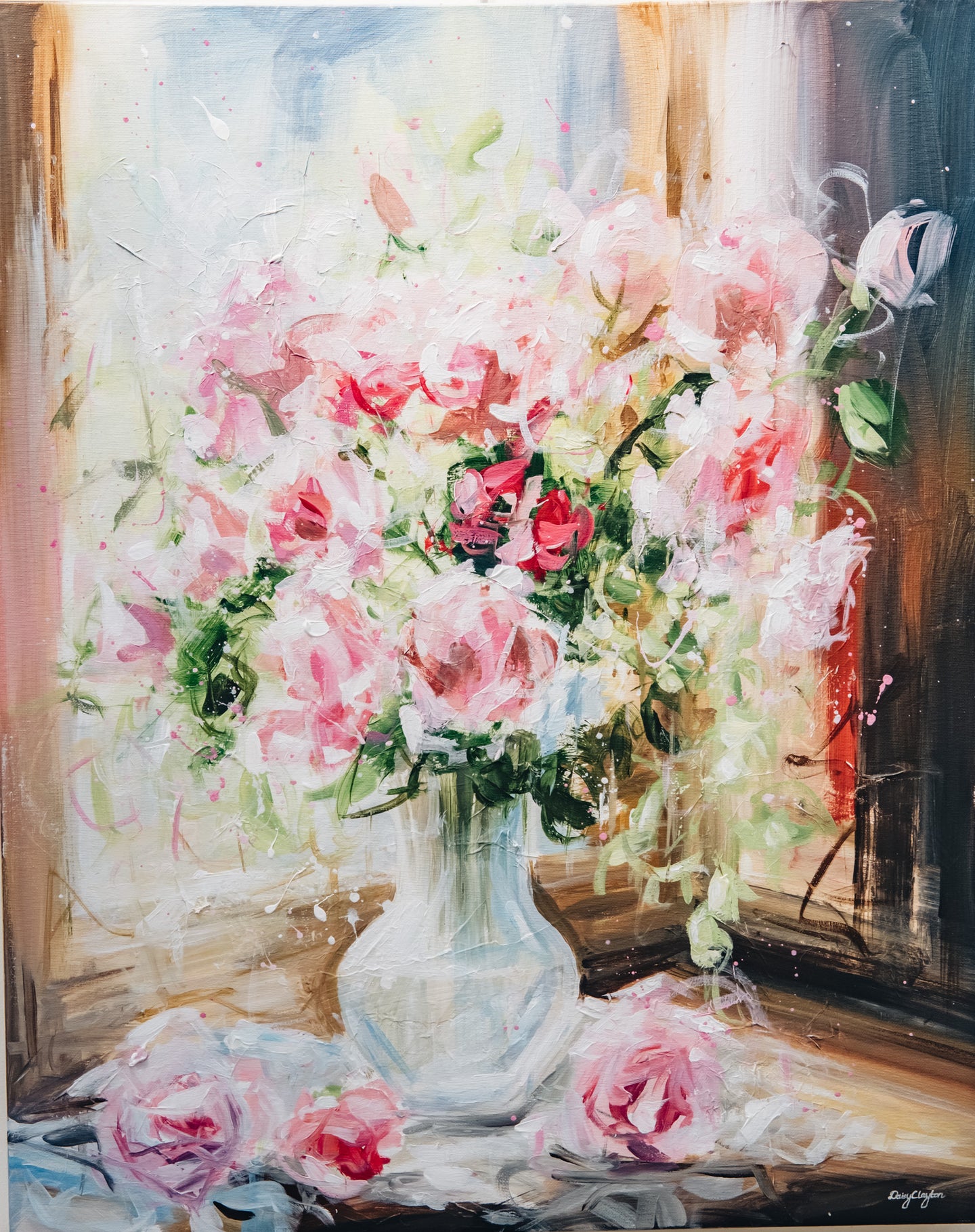 Burford Gallery Roses in the Window