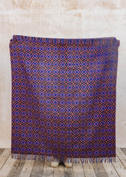 Bungalow Dartmouth Throw in Rust and Purple
