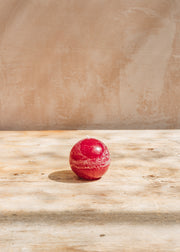 Venetico Marina Bolo Candle 8cm in Crimson