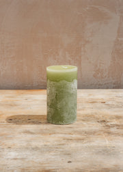 Venetico Marina Cylinder Candle 8.8x15cm in Velvet Green