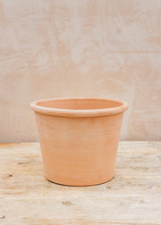 Bergs Potter Bordato Cylinder Pot in White Terracotta, 28cm