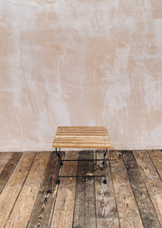 Old Teak Relaxed Side Table