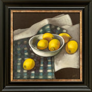 Burford Gallery Three Lemons in a White Dish
