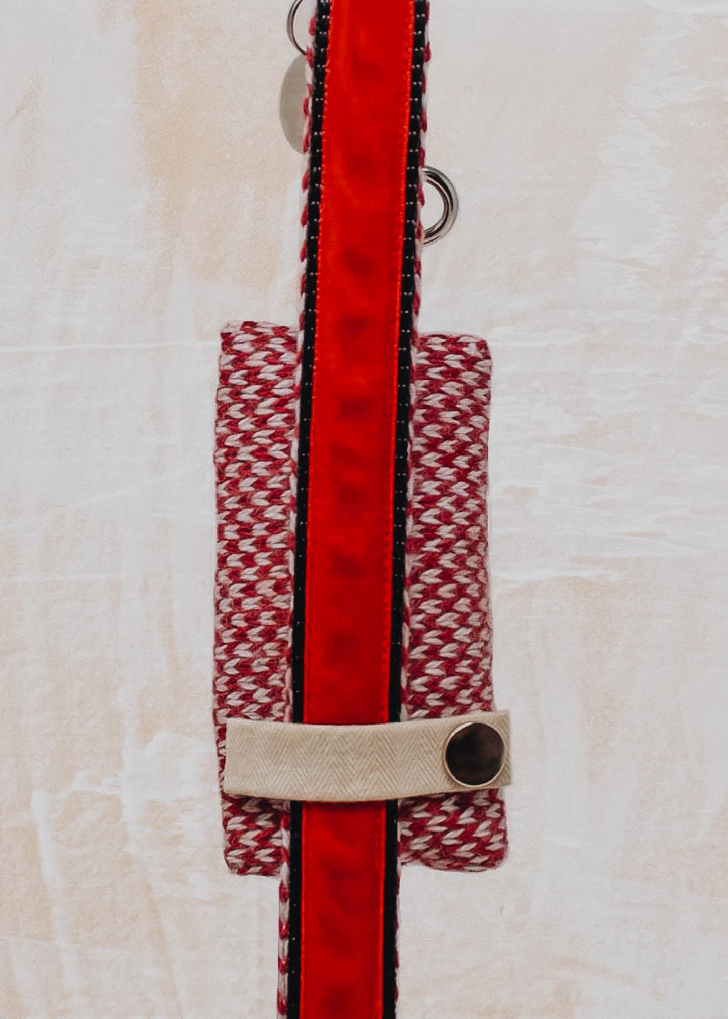 Stocky & Dee Stocky & Dee Dog Bag Holder in Rosehip and Dove