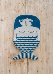 Donna Wilson Blue Mermaid Hot Water Bottle