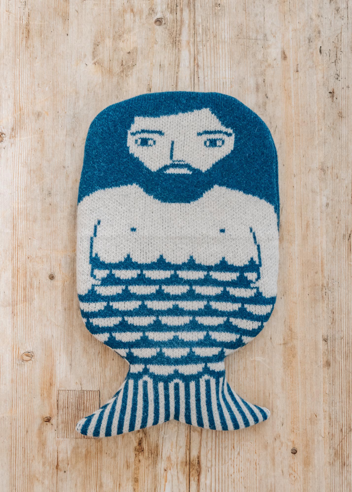 Donna Wilson Blue Merman Hot Water Bottle