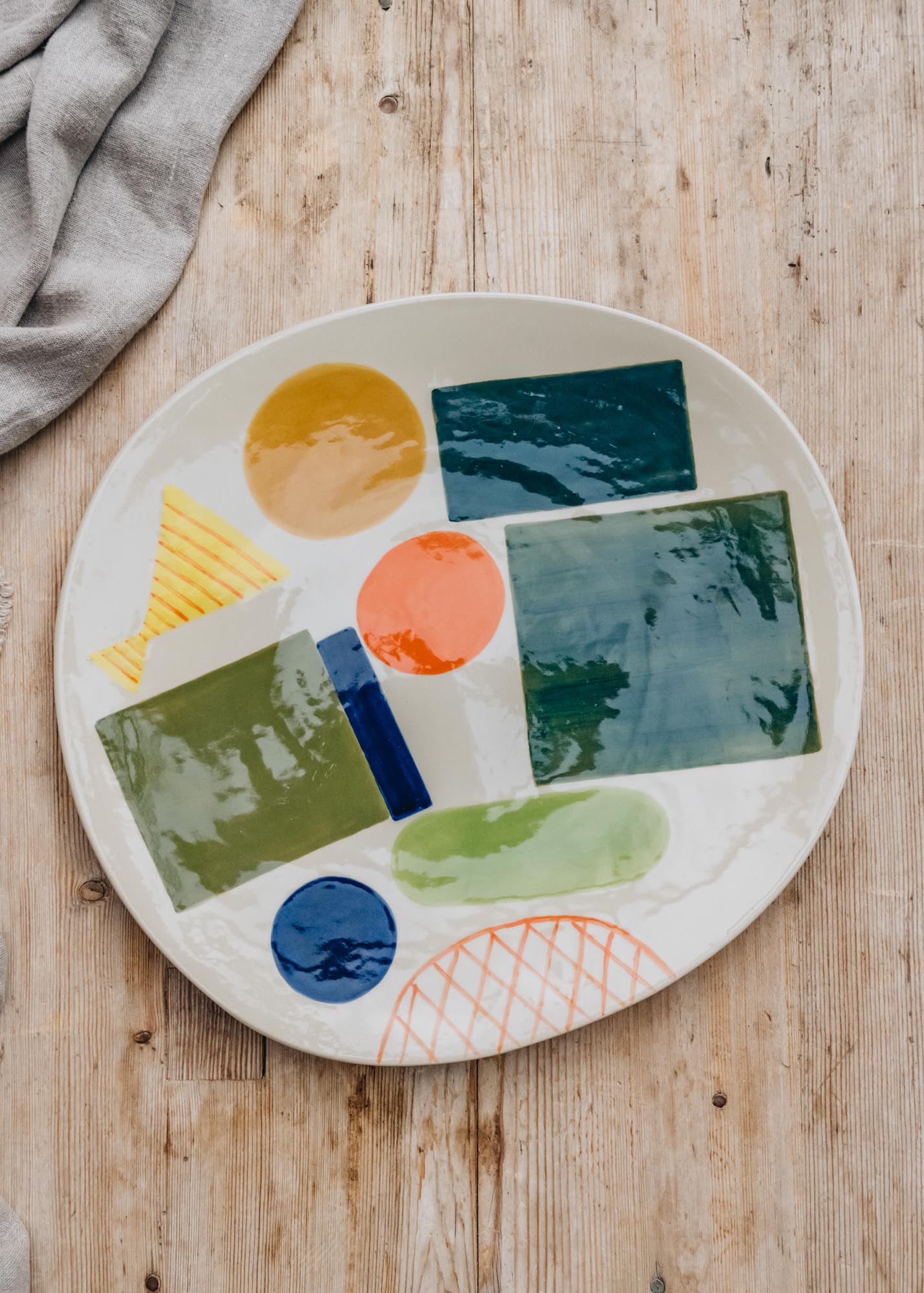 Donna Wilson Block and Line Platter