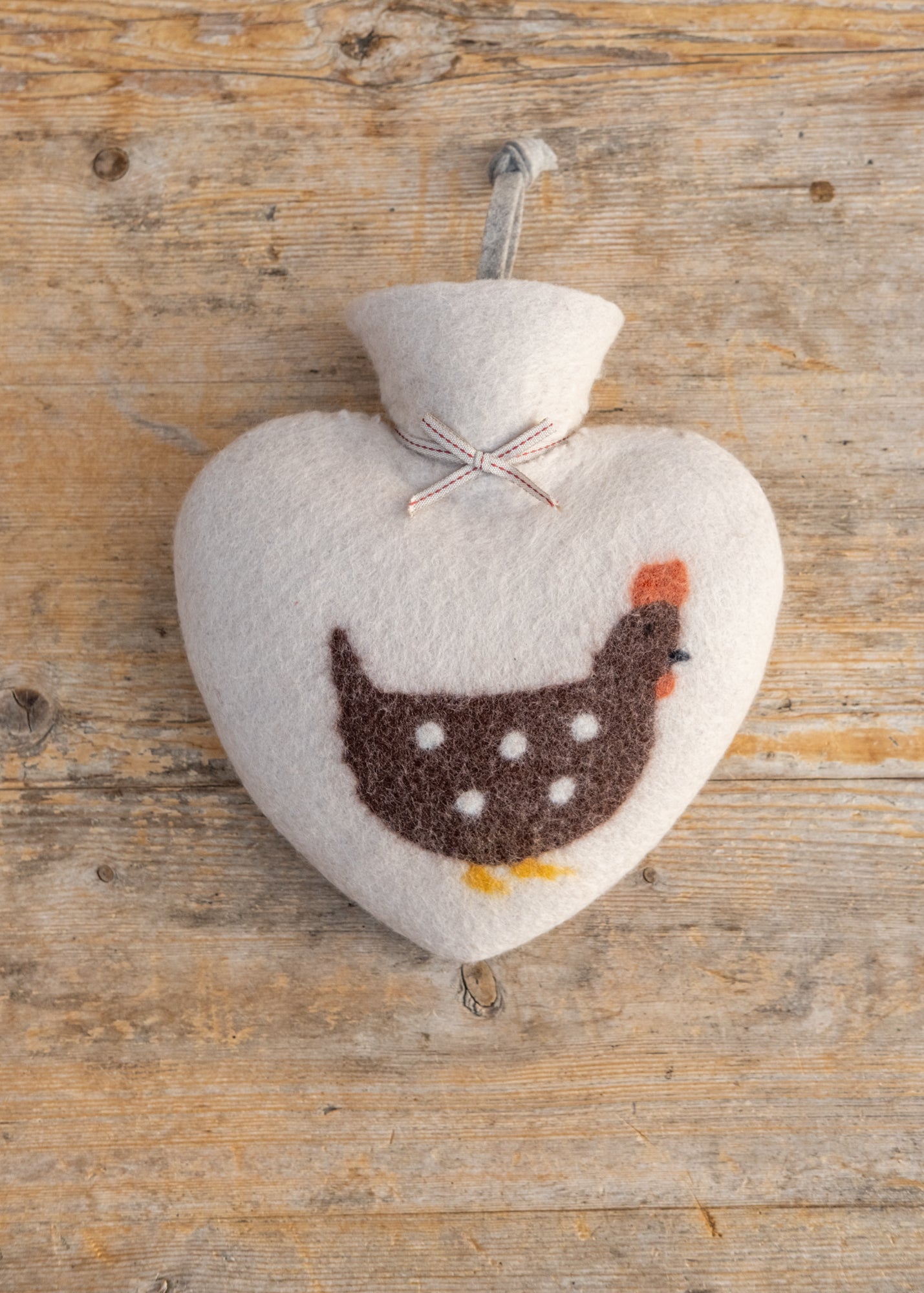 Chicken Hot Water Bottle in Peyote/Brown