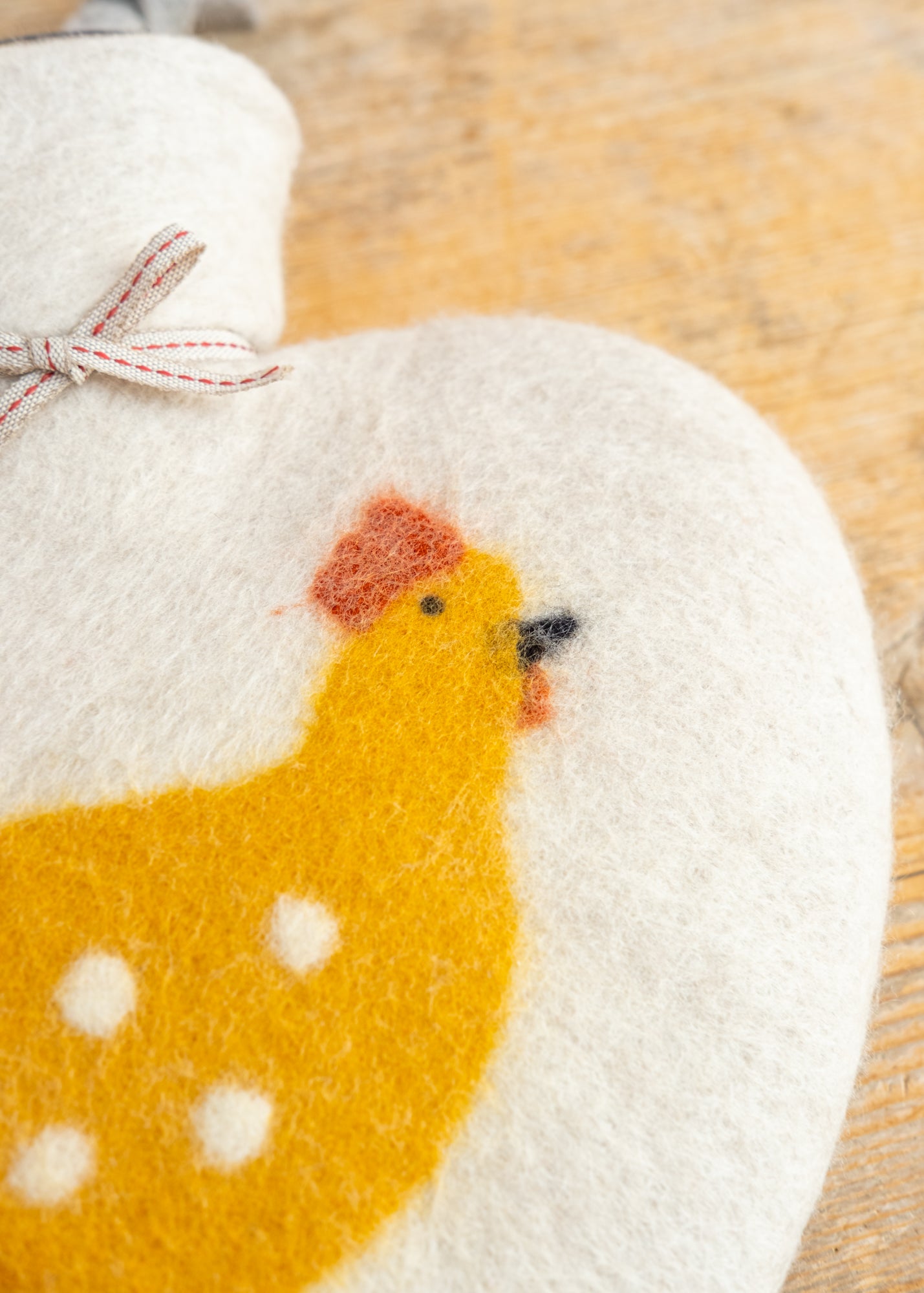 Dorothee Lehnen Chicken Hot Water Bottle in Peyote/Yellow