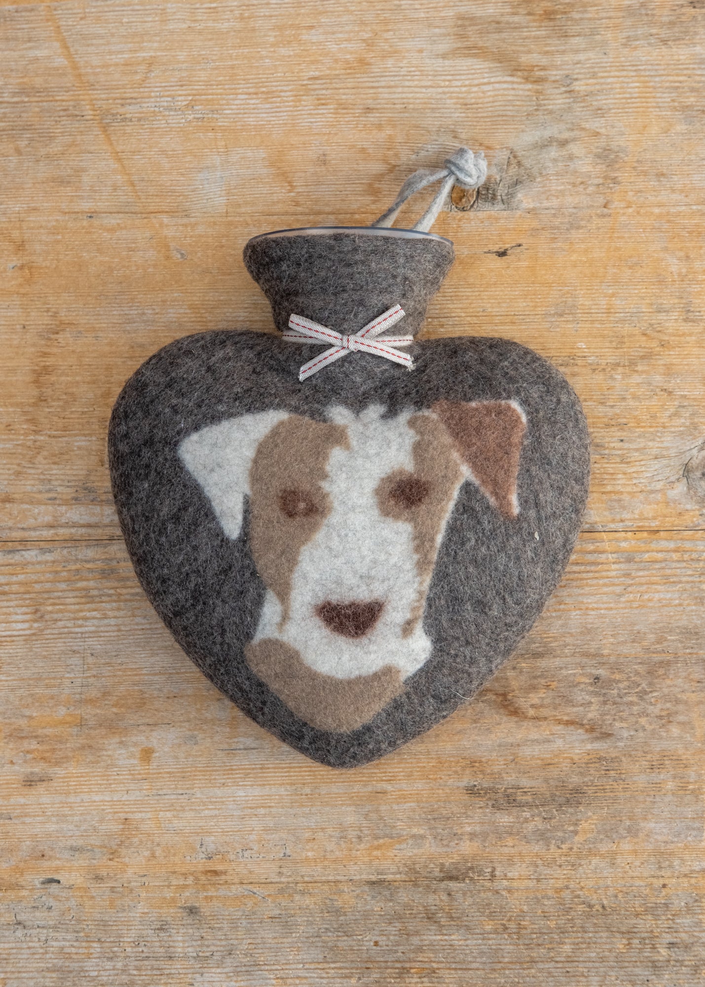 Jacky Hot Water Bottle in Light Grey