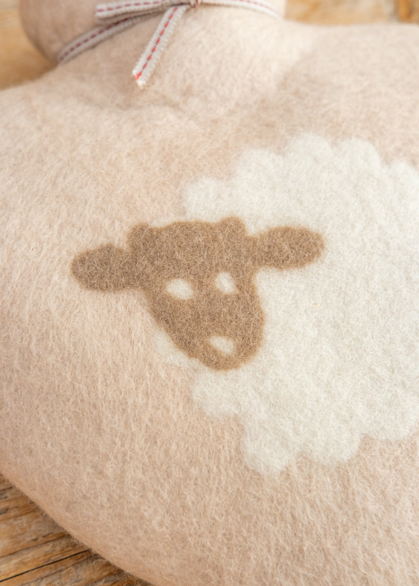 Dorothee Lehnen Sheep Hot Water Bottle in White Dune