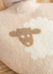 Dorothee Lehnen Sheep Hot Water Bottle in White Dune