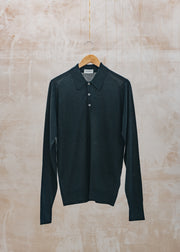 John Smedley John Smedley Dorset Polo Neck Jumper in Black