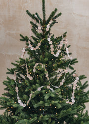 A World Of Craft Dots on a String Garland in White and Gold