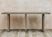 Lloyd Loom Drake Console in Grey Teak